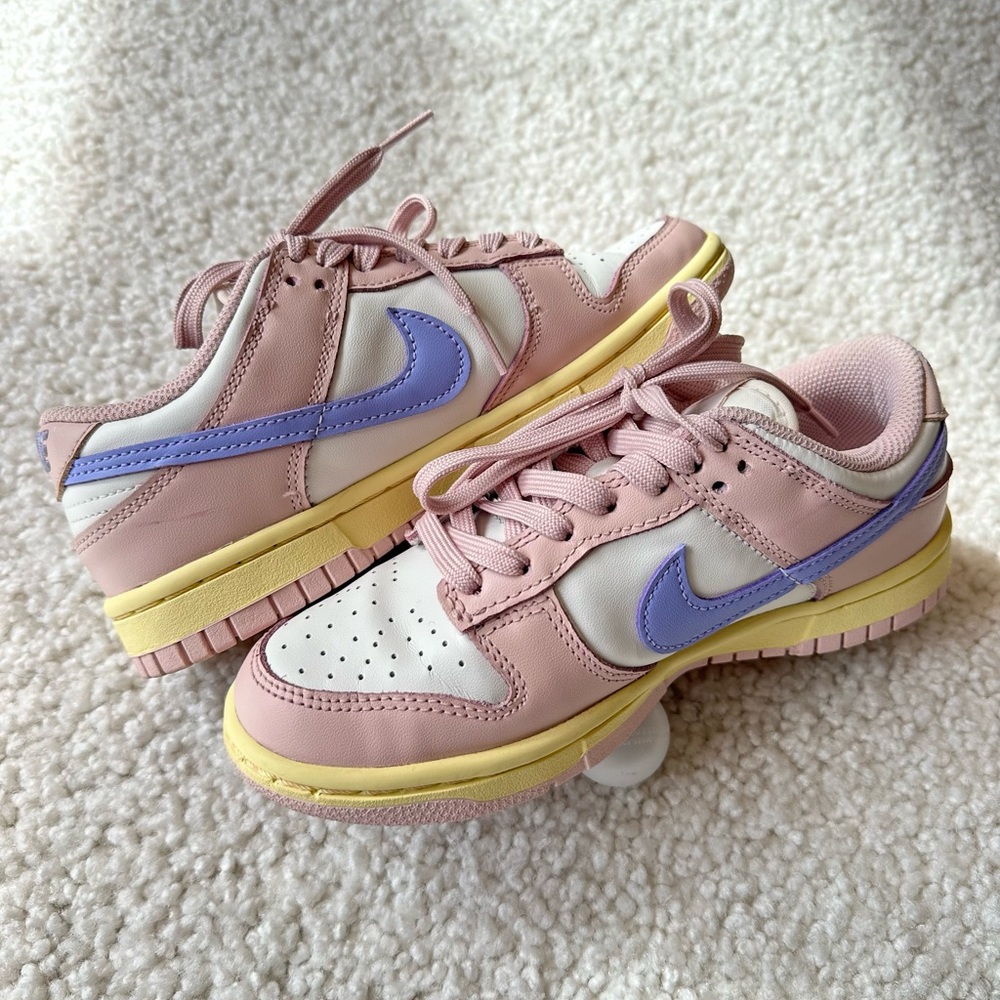 Nike Dunks Low Pink/Purple/Yellow